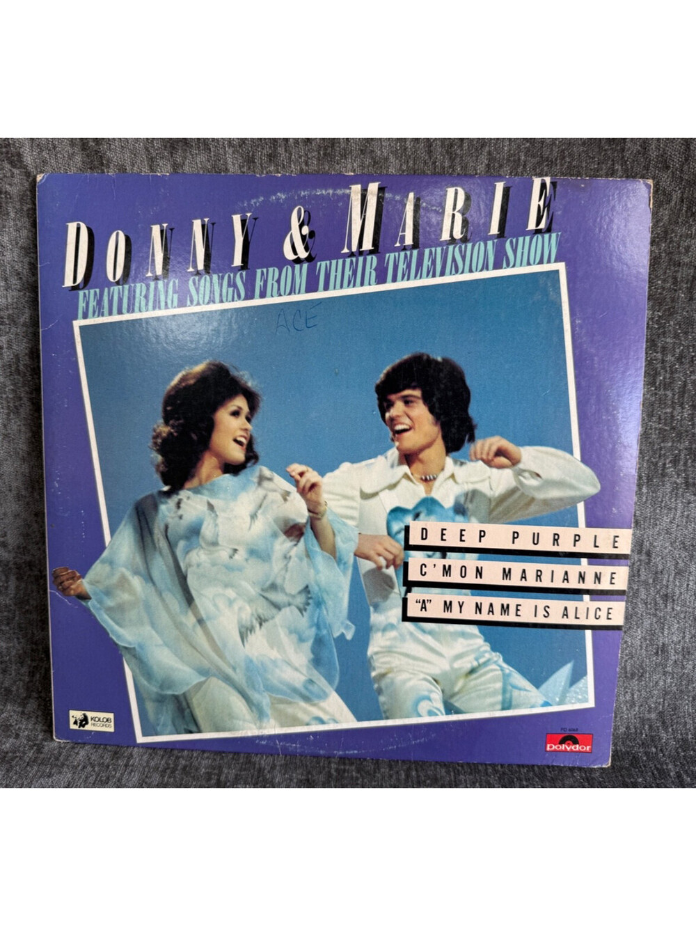 Donny & Marie Featuring Songs From Their Television Show Vinyl LP Polydor